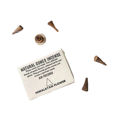 Handcrafted Himalayan wood incense sticks with incense holder from Nepal with natural woods and herbs for meditation, relaxation, grounding, and spiritual clarity