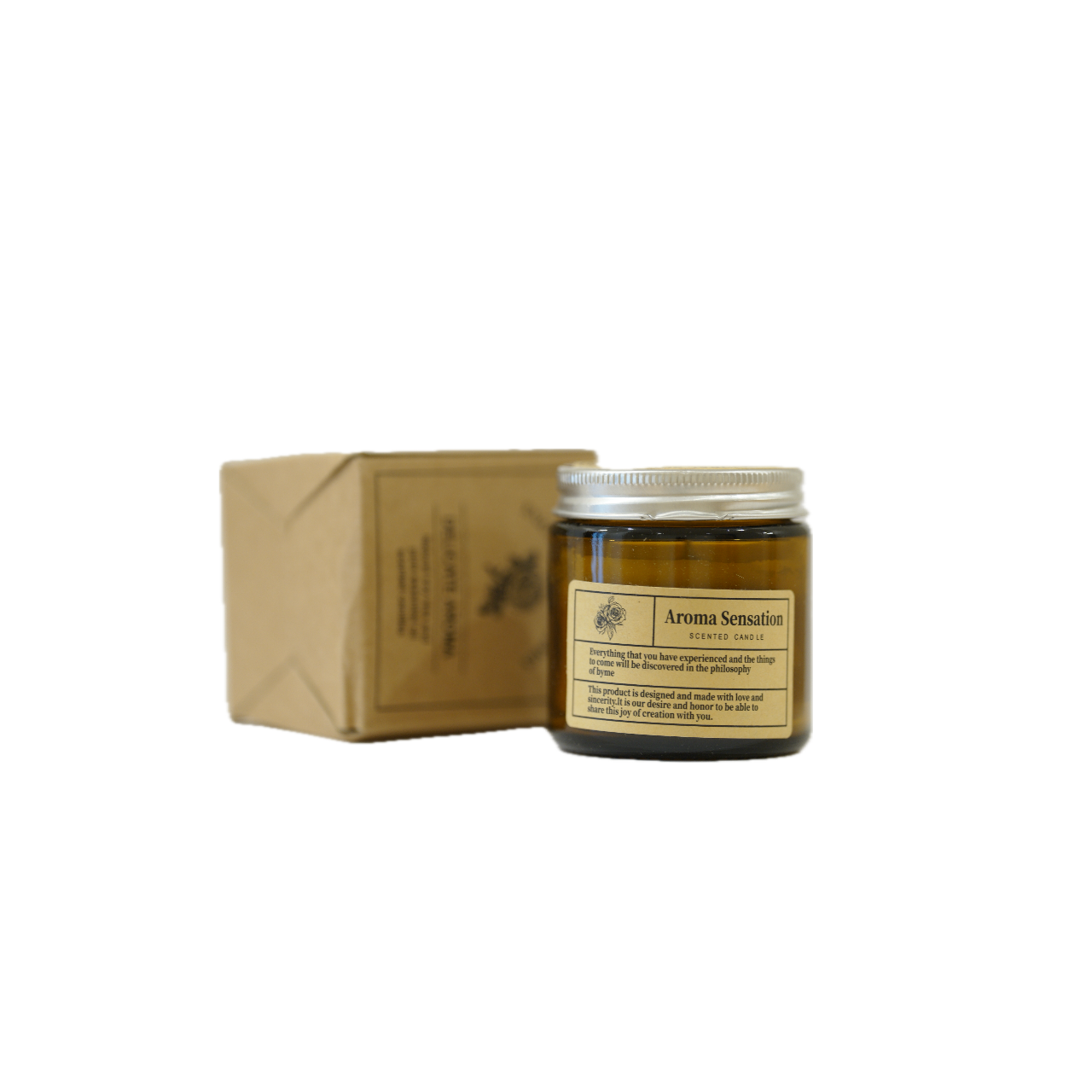 Hand-poured natural soy wax candle in glass jar with cotton wick – eco-friendly, long-lasting, and clean-burning scented candle