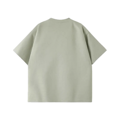 Vintage suede plain t-shirt for men featuring soft fabric and minimalist design, offering timeless retro style and luxurious comfort
