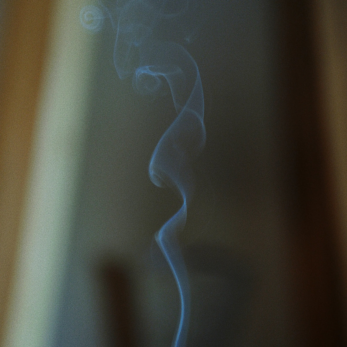 Close up vision of Incense smoke
