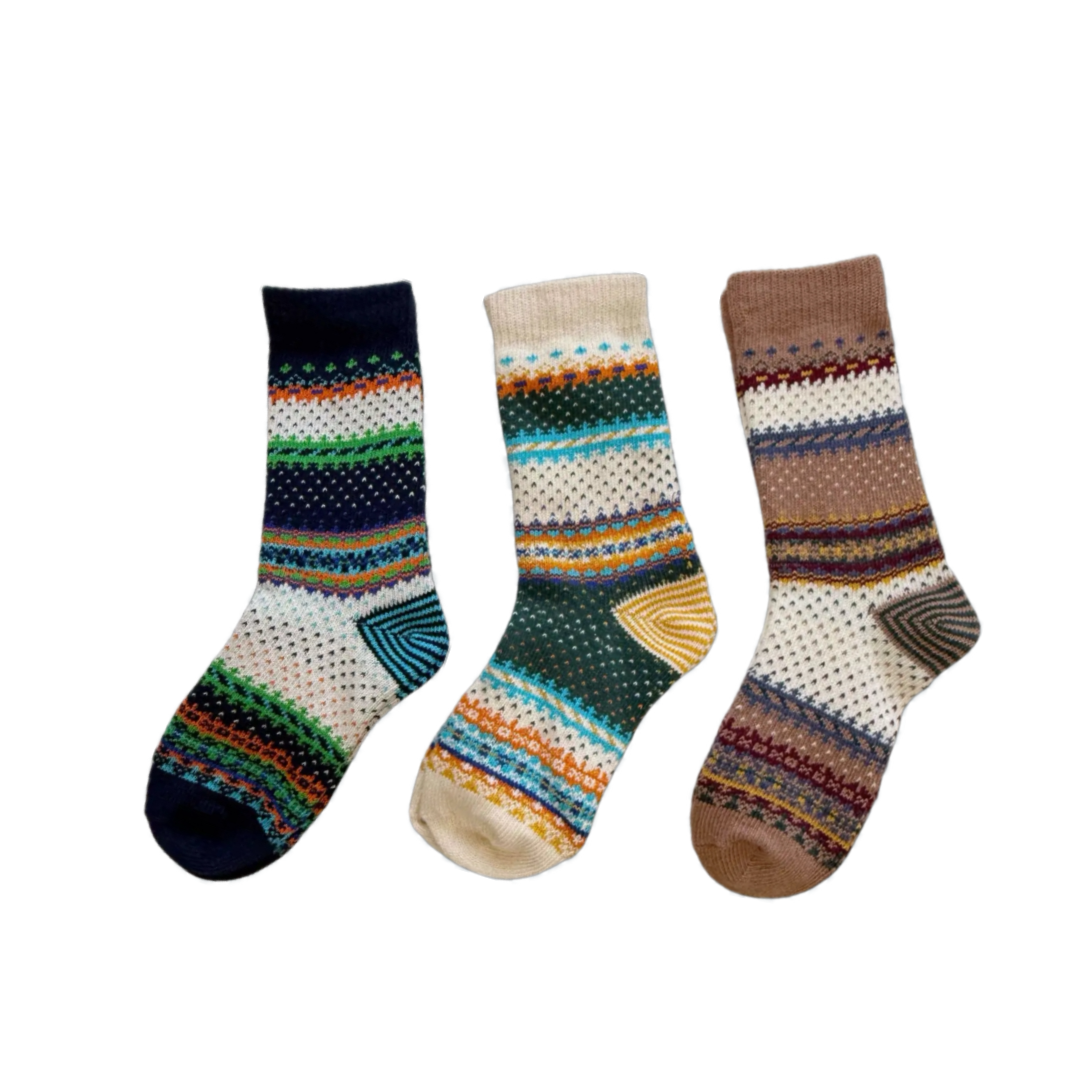 InsStyle Women's Fair Isle Socks