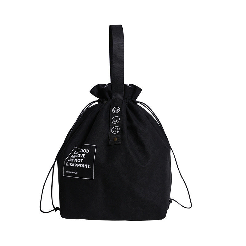 Ins-style canvas lunch bag