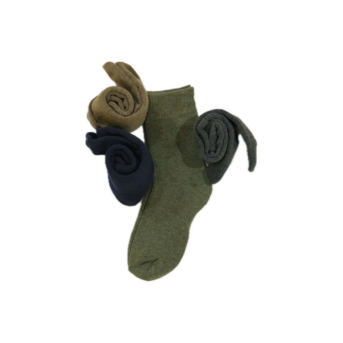 Men’s Heavyweight Mid Calf Socks 4 Pack