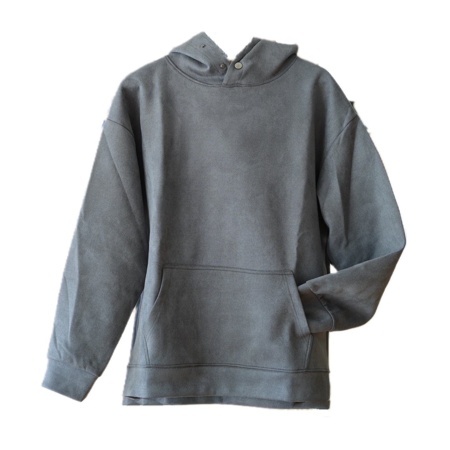 Minimalist Suede Fleece Hoodie