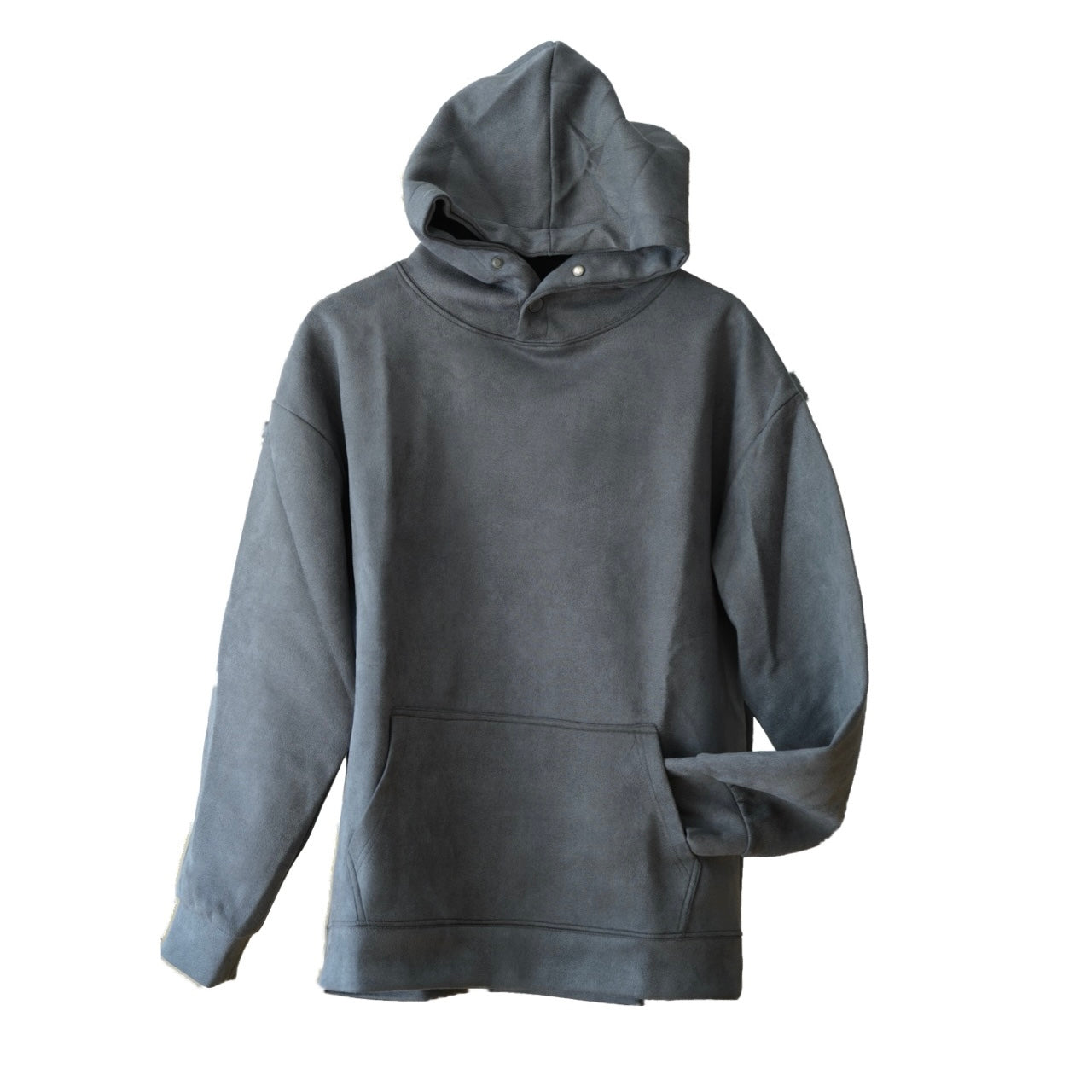 Minimalist Suede Fleece Hoodie