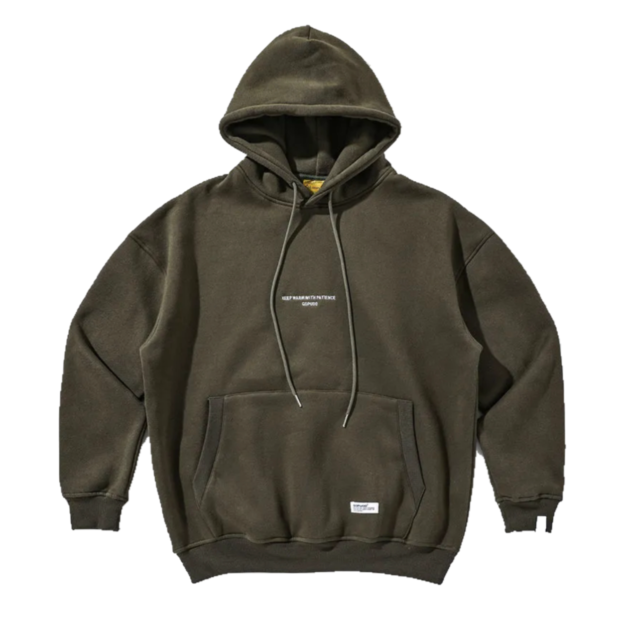 Army Green Casual Hoodie