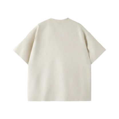 Vintage suede plain t-shirt for men featuring soft fabric and minimalist design, offering timeless retro style and luxurious comfort