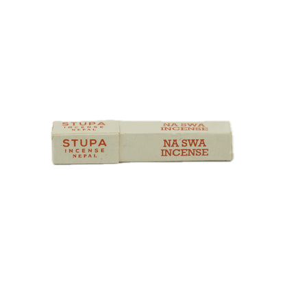 NA SWA Incense packaging with 'Stupa' branding on a white background