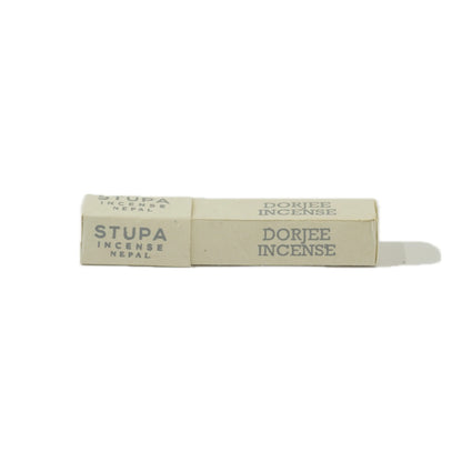 Box of Dorjee Incense with 'Stupa' branding on a white background