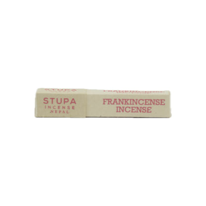 Box of Stupa Frankincense Incense on a white background