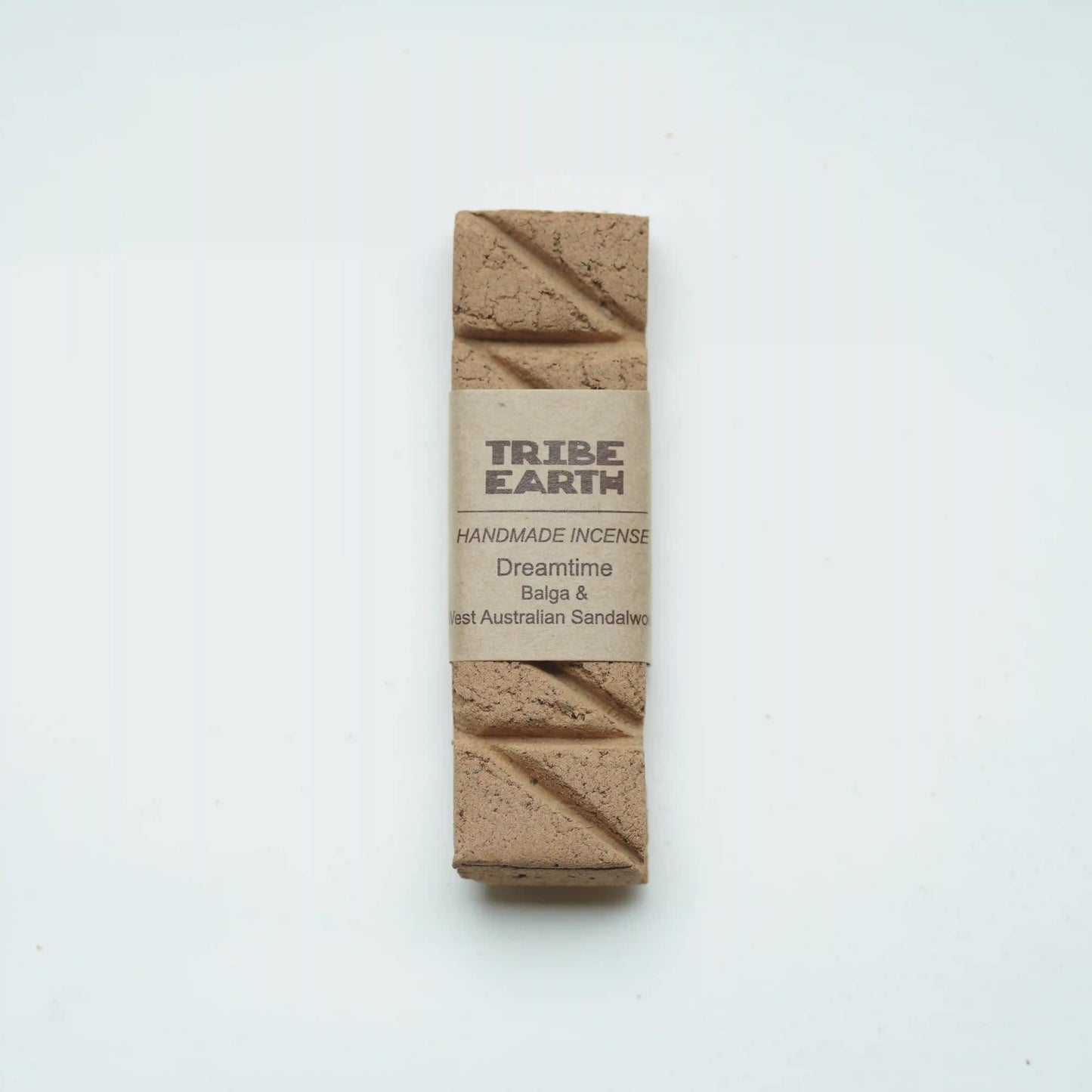 A tribe earth incense dreamtime incense photographed on a plain white background.